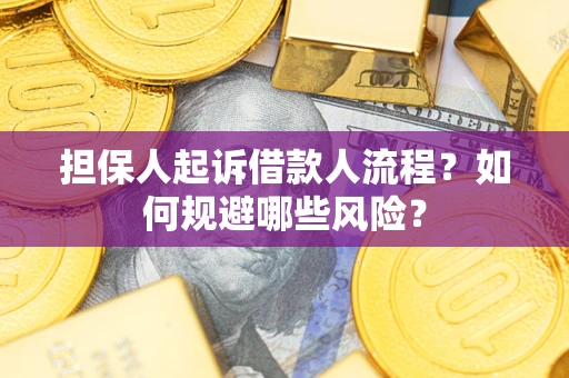 济南担保人起诉借款人流程？如何规避哪些风险？